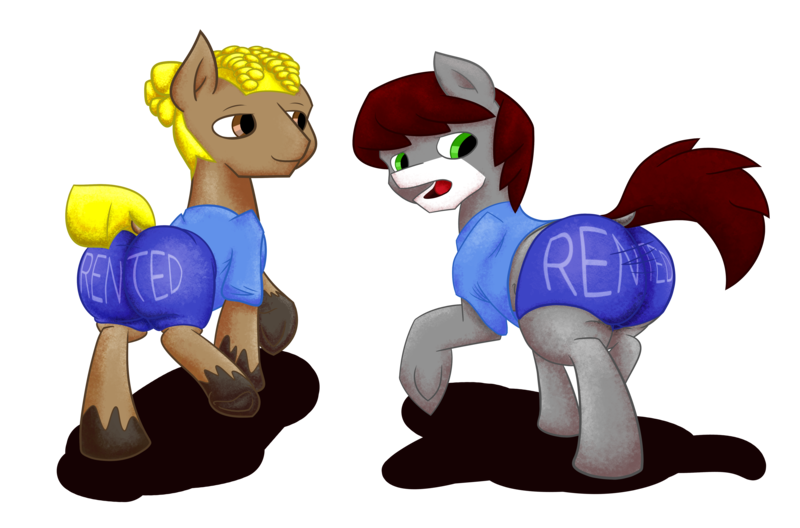 Size: 5504x3632 | Tagged: safe, artist:khaki-cap, derpibooru import, oc, oc:jack, oc:khaki-cap, unofficial characters only, earth pony, pony, butt, digital art, dock, earth pony oc, happy, huge butt, image, jean thicc, kinky, large butt, looking back, png, raised tail, rear view, shading, simple background, tail, text, thicc ass, transparent background, underhoof, walking, worried