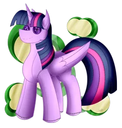 Size: 1228x1284 | Tagged: safe, artist:thebenalpha, derpibooru import, twilight sparkle, twilight sparkle (alicorn), alicorn, original species, plush pony, pony, image, plushie, png, simple background, transparent background