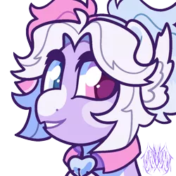 Size: 1000x1000 | Tagged: safe, artist:renhorse, derpibooru import, oc, oc:pop rock, pony, bust, female, heterochromia, image, mare, png, portrait, simple background, solo, transparent background