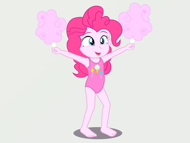 Size: 2048x1536 | Tagged: safe, artist:draymanor57, derpibooru import, pinkie pie, equestria girls, clothes, image, jpeg, one-piece swimsuit, pink swimsuit, swimsuit, young, younger