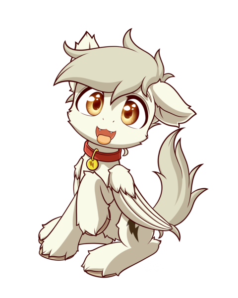 Size: 2400x3000 | Tagged: safe, artist:symbianl, derpibooru import, oc, oc:bolt the super pony, unofficial characters only, pegasus, pony, derpibooru community collaboration, 2021 community collab, collar, image, png, simple background, solo, transparent background