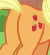 Size: 99x108 | Tagged: episode needed, safe, derpibooru import, screencap, applejack, applebutt, butt, cropped, cropped tail, image, picture for breezies, plot, png