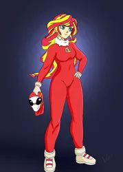 Size: 2500x3500 | Tagged: safe, artist:durdevul, derpibooru import, sunset shimmer, equestria girls, clothes, costume, female, image, png, solo, spidersaur