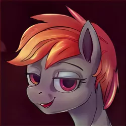 Size: 1024x1024 | Tagged: safe, artist:thisponydoesnotexist, derpibooru import, machine learning generated, pony, image, jpeg, looking at you, neural network, open mouth