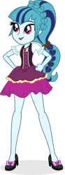 Size: 1280x3445 | Tagged: safe, artist:punzil504, derpibooru import, sonata dusk, equestria girls, alternate hairstyle, clothes, cutie mark, cutie mark on clothes, dirndl, dress, image, legs, png, simple background, solo, transparent background