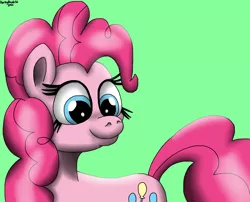 Size: 2048x1654 | Tagged: safe, artist:darkyboode32, derpibooru import, pinkie pie, earth pony, pony, cute, derpibooru exclusive, diapinkes, female, happy, image, mare, png, simple background, smiling, solo