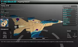 Size: 1280x768 | Tagged: safe, artist:lonewolf3878, derpibooru import, indigo zap, pony, aircraft, f-16, f-16 fighting falcon, game screencap, image, png, skins, vector thrust, video game