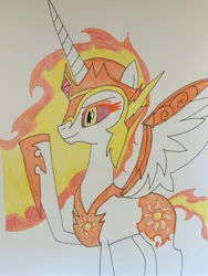 Size: 2448x3264 | Tagged: safe, artist:infernapelover, derpibooru import, daybreaker, image, jpeg, solo