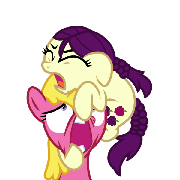 Size: 768x768 | Tagged: safe, artist:superiorwarrior, derpibooru import, boysenberry, cherry berry, earth pony, pony, campfire tales, absurd resolution, eyes closed, faic, female, filly, image, mare, open mouth, png, pulling, simple background, transparent background, vector