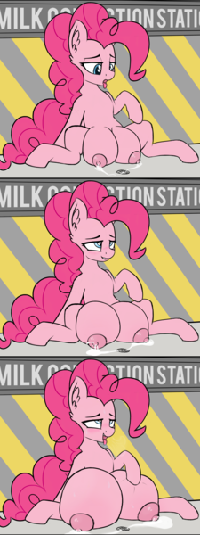 Size: 2240x5976 | Tagged: questionable, artist:czu, derpibooru import, pinkie pie, earth pony, pony, ahegao, areola, big crotchboobs, crotchboob expansion, crotchboobs, female, fetish, growth, huge crotchboobs, image, impossibly large crotchboobs, lactation, milk, nipples, nudity, open mouth, png, puffy areolas, solo, solo female, tongue out