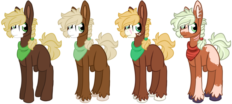 Size: 3660x1638 | Tagged: safe, artist:greyestgray, derpibooru import, oc, oc:fuji forest, earth pony, pony, alternate design, image, magical lesbian spawn, male, offspring, parent:applejack, parent:rarity, parents:rarijack, png, simple background, solo, stallion, transparent background