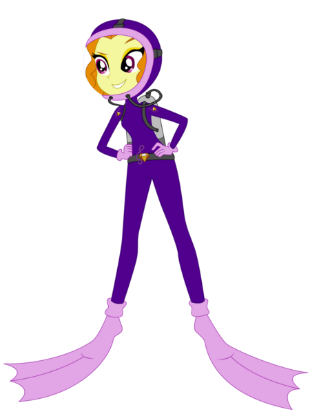 Size: 1024x1366 | Tagged: safe, artist:zefrenchm, derpibooru import, adagio dazzle, equestria girls, clothes, diving suit, female, hooded wetsuit, image, png, scuba, scuba diving, scuba gear, simple background, solo, transparent background, vector, wetsuit