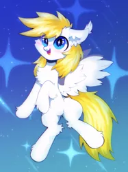 Size: 1196x1600 | Tagged: safe, artist:astralblues, derpibooru import, oc, oc:guardian dreamer, pegasus, blushing, chest fluff, cute, ear fluff, happy, hoof fluff, image, jpeg, leg fluff, solo