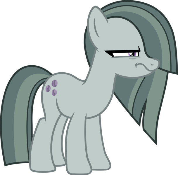 Size: 3537x3485 | Tagged: safe, artist:vector-brony, derpibooru import, marble pie, earth pony, pony, the maud couple, angry, female, image, mare, png, simple background, solo, transparent background, vector