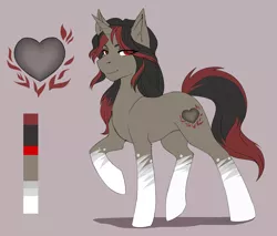 Size: 3713x3157 | Tagged: safe, artist:alexispaint, derpibooru import, oc, oc:elusive heart, pony, unicorn, cutie mark, female, image, mare, png, reference sheet, solo