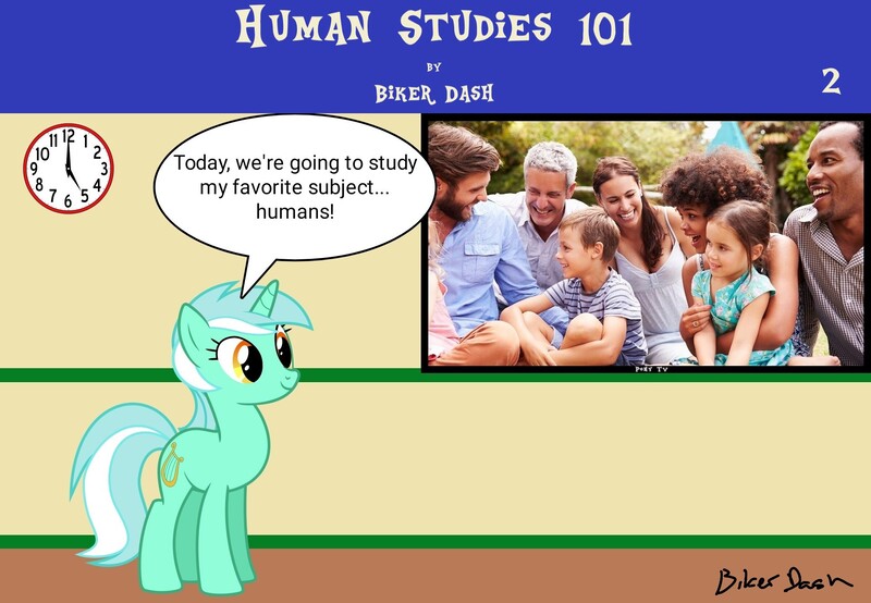 Size: 1920x1330 | Tagged: safe, artist:biker dash, derpibooru import, lyra heartstrings, human, pony, unicorn, comic:human studies 101, clock, comic, cutie mark, equestria (font), family photo, human studies101 with lyra, image, irl, irl human, jpeg, meme, photo, picture, signature, speech bubble, television, webcomic