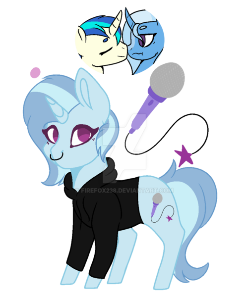 Size: 900x1080 | Tagged: safe, artist:firefox238, derpibooru import, trixie, vinyl scratch, oc, image, magical lesbian spawn, offspring, parent:trixie, parent:vinyl scratch, png