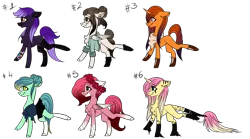 Size: 3600x2000 | Tagged: safe, artist:minelvi, derpibooru import, oc, unofficial characters only, earth pony, pegasus, pony, unicorn, base used, clothes, earth pony oc, floral head wreath, flower, glasses, hoof fluff, horn, image, pegasus oc, png, raised hoof, scarf, simple background, smiling, socks (coat marking), transparent background, unicorn oc, wings