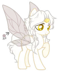 Size: 1280x1571 | Tagged: safe, artist:whiteplumage233, derpibooru import, oc, fairy, fairy pony, original species, pony, fairy wings, female, image, png, simple background, solo, transparent background, wings