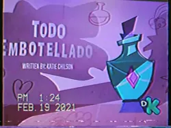 Size: 640x480 | Tagged: safe, derpibooru import, all bottled up (pony life), my little pony: pony life, spoiler:pony life s01e15, discovery kids, discovery kids logo, image, jpeg, photo, picture of a screen, potion, titlecard, vhs