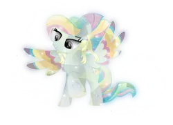 Size: 5995x4334 | Tagged: safe, artist:lincolnbrewsterfan, derpibooru import, rainbow dash, crystal pony, pegasus, pony, crystallized pony, derpibooru exclusive, ear piercing, earring, female, glow, gradient hooves, gradient mane, image, jewelry, mare, piercing, png, rainbow power, rainbow power-ified, simple background, solo, transparent background