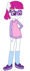 Size: 585x1365 | Tagged: source needed, useless source url, safe, artist:gmaplay, derpibooru import, little red, equestria girls, image, png, pony ears, simple background, solo, transparent background