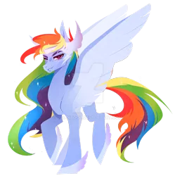 Size: 1920x1931 | Tagged: safe, artist:rxiantool, derpibooru import, rainbow dash, pegasus, pony, deviantart watermark, female, image, mare, obtrusive watermark, one eye closed, png, simple background, smiling, solo, transparent background, watermark, wink