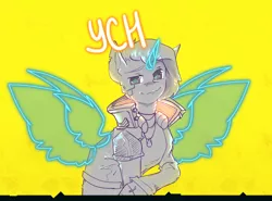 Size: 2348x1742 | Tagged: safe, artist:shini951, derpibooru import, oc, alicorn, earth pony, pegasus, pony, unicorn, cyberpunk, cyberpunk 2077, image, jpeg, solo, ych sketch