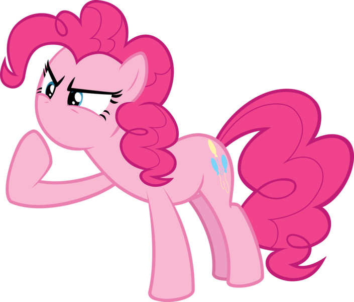 Size: 2655x2259 | Tagged: safe, artist:firestorm-can, derpibooru import, pinkie pie, earth pony, pony, magic duel, female, image, mare, no mouth, no nose, png, simple background, solo, transparent background, vector