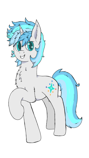 Size: 1440x2550 | Tagged: safe, artist:winter light, derpibooru import, oc, oc:winter light, unofficial characters only, earth pony, pony, unicorn, derpibooru community collaboration, 2021 community collab, chest fluff, image, male, png, raised hoof, simple background, solo, stallion, transparent background