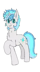 Size: 1440x2550 | Tagged: safe, artist:winter light, derpibooru import, oc, oc:winter light, unofficial characters only, earth pony, pony, unicorn, derpibooru community collaboration, 2021 community collab, chest fluff, image, male, png, raised hoof, simple background, solo, stallion, transparent background