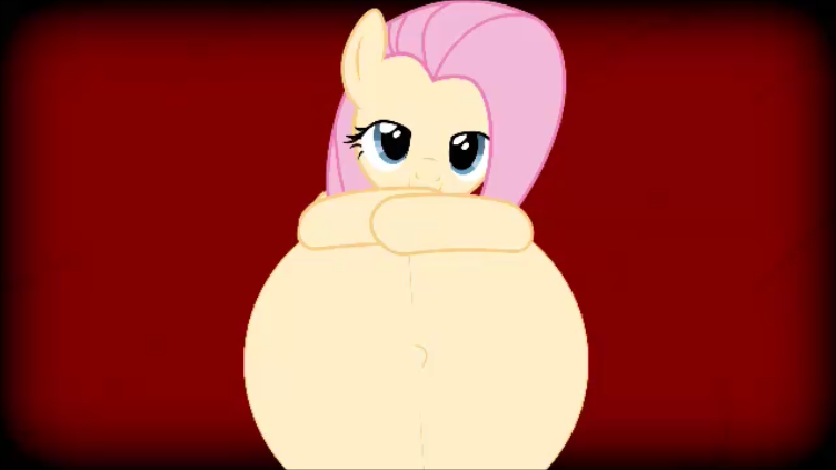 Size: 752x423 | Tagged: artist needed, suggestive, artist:preggoapplebloom, derpibooru import, edit, fluttershy, pegasus, pony, 1000 hours in ms paint, bedroom eyes, belly, big belly, circle tool, female, huge belly, hyper, hyper belly, hyper pregnancy, image, impossibly large belly, png, preggoshy, pregnant, pregnant edit, solo