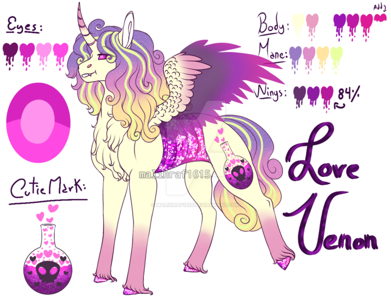 Size: 1024x775 | Tagged: safe, artist:malinraf1615, derpibooru import, oc, oc:love venom, changepony, hybrid, image, interspecies offspring, male, offspring, parent:princess flurry heart, parents:flurrax, parent:thorax, png, reference sheet, simple background, solo, transparent background