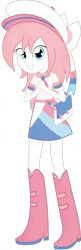 Size: 510x1567 | Tagged: safe, artist:scratch-e-digital, derpibooru import, oc, oc:silver love, unofficial characters only, sylveon, equestria girls, equestria girls-ified, image, ninfia, nymphia, png, pokémon, pokémon x and y, simple background, solo, transparent background