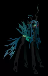 Size: 566x900 | Tagged: safe, artist:boon_9, derpibooru import, queen chrysalis, changeling, changeling queen, black background, female, image, open mouth, png, simple background, solo