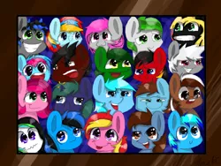 Size: 680x512 | Tagged: safe, artist:mushy mushrooms, derpibooru import, oc, oc:dreamer skies, oc:terry, oc:xwing, oc:yoshi ringo, unofficial characters only, earth pony, pegasus, pony, unicorn, earth pony oc, horn, image, pegasus oc, png, pony oc, unicorn oc, wings