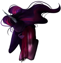 Size: 1601x1673 | Tagged: safe, artist:mywasasi, derpibooru import, pinkie pie, sci-twi, twilight sparkle, equestria girls, bondage, faceless female, female, hair covering face, hug, image, long hair, midnight sparkle, offscreen character, pinkamena diane pie, png, shadow, simple background, straitjacket, transparent background