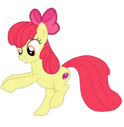 Size: 1826x1866 | Tagged: safe, artist:gmaplay, derpibooru import, apple bloom, earth pony, pony, bipedal, female, image, older, older apple bloom, png, simple background, solo, teeth, transparent background, vector