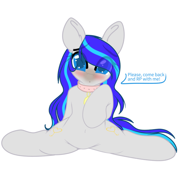 Size: 3000x3000 | Tagged: safe, artist:xcinnamon-twistx, derpibooru import, oc, oc:hooklined, earth pony, pony, begging, collar, image, kneeling, patreon, patreon reward, pet, png, pony pet, wide eyes