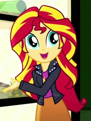 Size: 518x690 | Tagged: safe, derpibooru import, screencap, sunset shimmer, eqg summertime shorts, equestria girls, pet project, cropped, cute, image, png, shimmerbetes, solo
