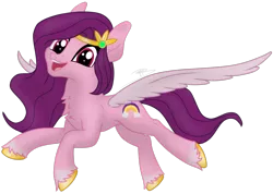 Size: 2052x1457 | Tagged: safe, artist:soctavia, derpibooru import, pipp petals, pegasus, pony, chest fluff, female, flying, g5, happy, image, jewelry, looking at you, mare, open mouth, png, simple background, solo, spread wings, tiara, transparent background, unshorn fetlocks, wings