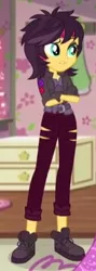 Size: 146x410 | Tagged: safe, derpibooru import, screencap, sunset shimmer, costume conundrum, equestria girls, equestria girls series, spoiler:eqg series (season 2), clothes, converse, cropped, female, image, png, shoes, solo, vampire shimmer