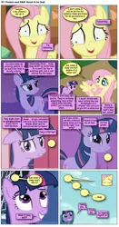 Size: 868x1662 | Tagged: safe, artist:dziadek1990, derpibooru import, edit, edited screencap, screencap, fluttershy, twilight sparkle, oc, oc:shade, comic:ponies and d&d, applebuck season, friendship is magic, comic, conversation, dialogue, dungeons and dragons, emote story:ponies and d&d, image, pen and paper rpg, png, rpg, screencap comic, slice of life, tabletop game, text