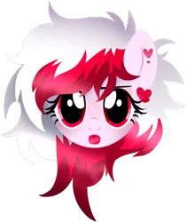 Size: 571x678 | Tagged: safe, artist:reptaurdrawsmlp, derpibooru import, oc, oc:punch drunk, pony, bust, female, image, mare, png, portrait, simple background, solo, transparent background