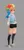 Size: 2138x4500 | Tagged: safe, artist:sorasku, derpibooru import, rainbow dash, human, anime style, anti-heroine, black socks, clothes, dolphin shorts, female, front view, gray background, grumpy, high socks, human coloration, humanized, image, jacket, jpeg, knee high socks, long hair, looking at you, metahuman, multicolored hair, pink eyes, rainbow hair, serious, shoes, shorts, side slit, simple background, sneakers, socks, solo, solo female, standing, tomboy, tsunderainbow, tsundere, two toned bottomwear (black & white), two toned clothes, two toned topwear (blue & white), unamused, white footwear