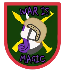 Size: 1118x1242 | Tagged: safe, artist:colourwave, derpibooru import, rarity, airsoft, airsoft patch, helmet, image, logo, military, patch, png, simple background, sticker, transparent background
