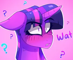 Size: 976x806 | Tagged: safe, artist:aaa-its-spook, derpibooru import, twilight sparkle, blushing, female, image, implied lesbian, implied shipping, implied twidash, png, solo, wat