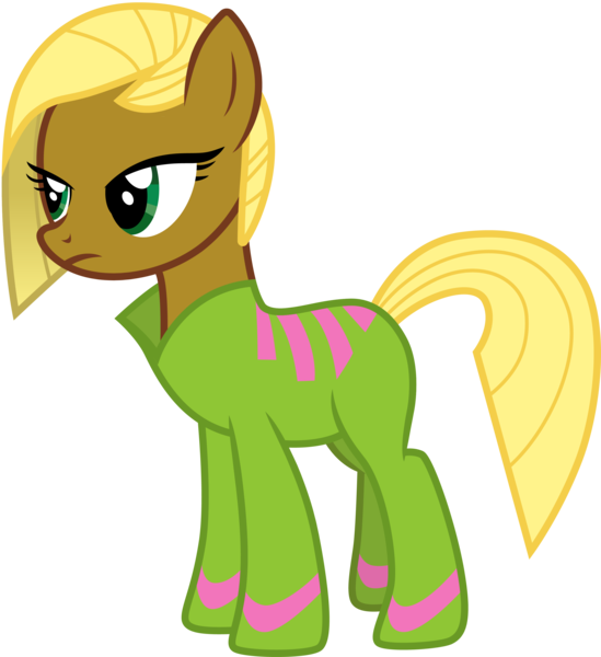 Size: 3000x3277 | Tagged: safe, artist:cloudyglow, derpibooru import, pretty vision, earth pony, pony, green isn't your color, .ai available, clothes, elise, female, high res, image, mare, png, simple background, solo, transparent background, vector