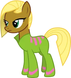 Size: 3000x3277 | Tagged: safe, artist:cloudyglow, derpibooru import, pretty vision, earth pony, pony, green isn't your color, .ai available, clothes, elise, female, high res, image, mare, png, simple background, solo, transparent background, vector