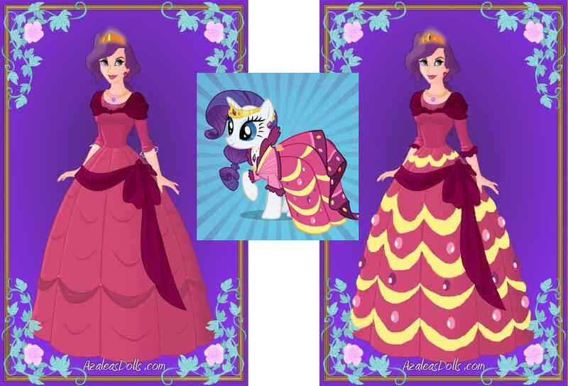 Size: 912x620 | Tagged: safe, artist:azaleasdolls, artist:craz4knux, derpibooru import, rarity, human, pony, unicorn, clothes, dress, female, gala dress, humanized, image, jewelry, jpeg, mare, raised hoof, screencap reference, tiara